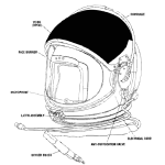 Suit helmet drawing